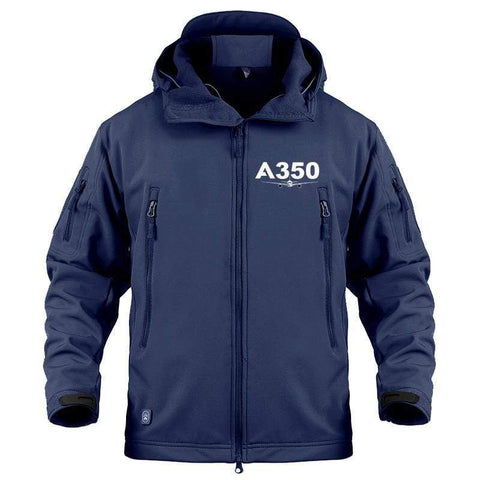 AIRPLANE LOVER Military Fleece Navy / S Airbus A350