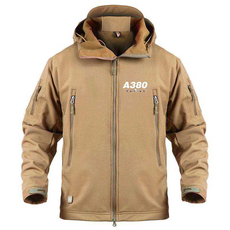 AIRPLANE LOVER Military Fleece Sand / S Airbus A380