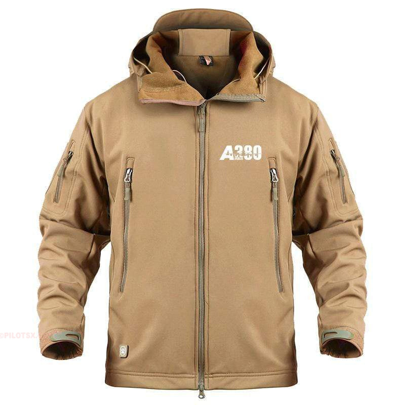 AIRPLANE LOVER Military Fleece Sand / S Airbus A380