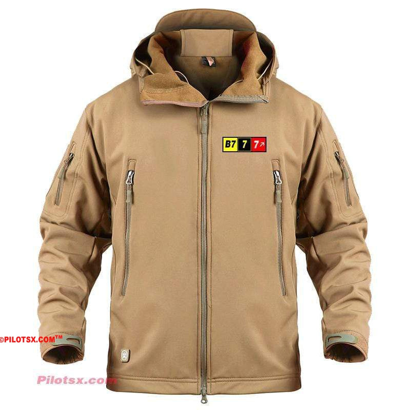 AIRPLANE LOVER Military Fleece Sand / S Boeing 777