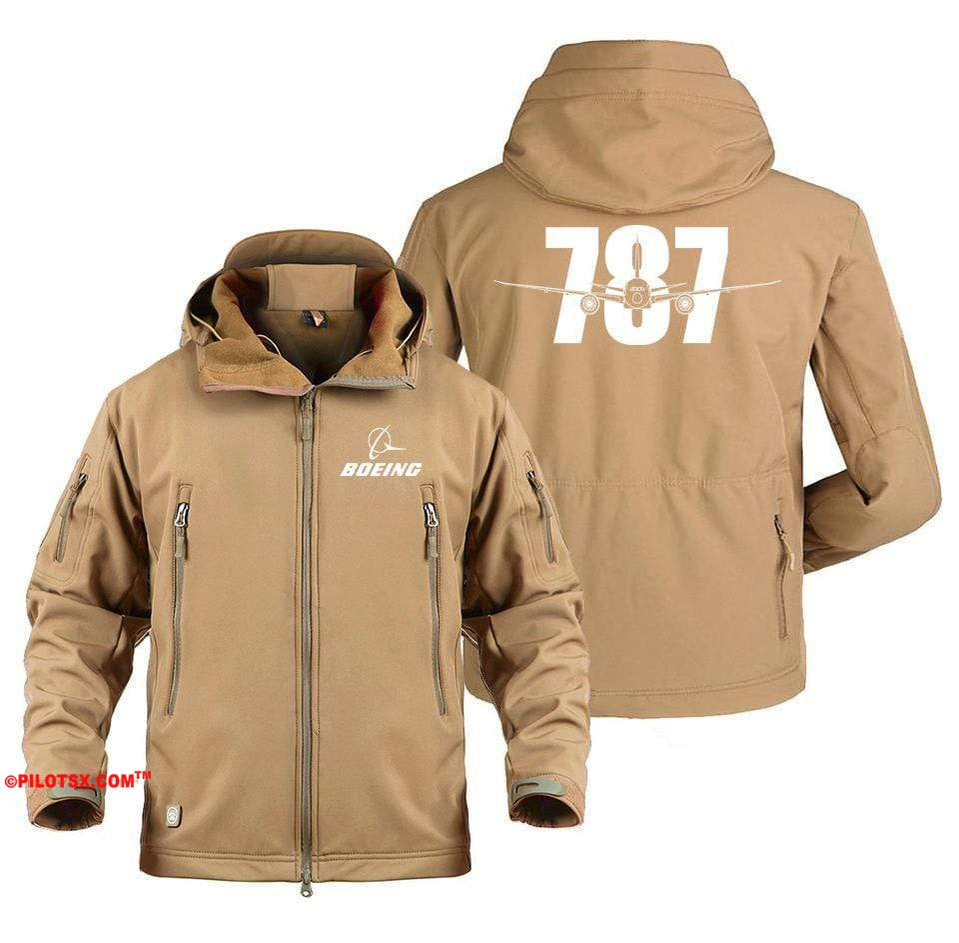 AIRPLANE LOVER Military Fleece Sand / S Boeing 787