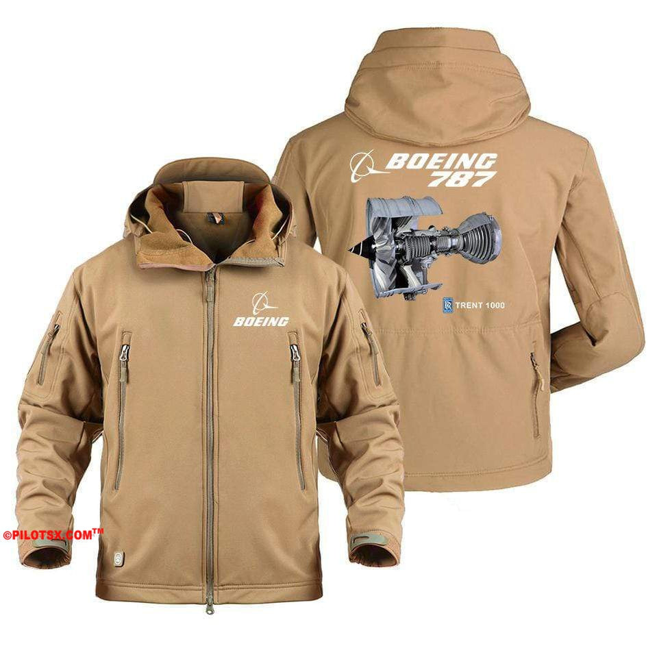 AIRPLANE LOVER Military Fleece Sand / S Boeing 787