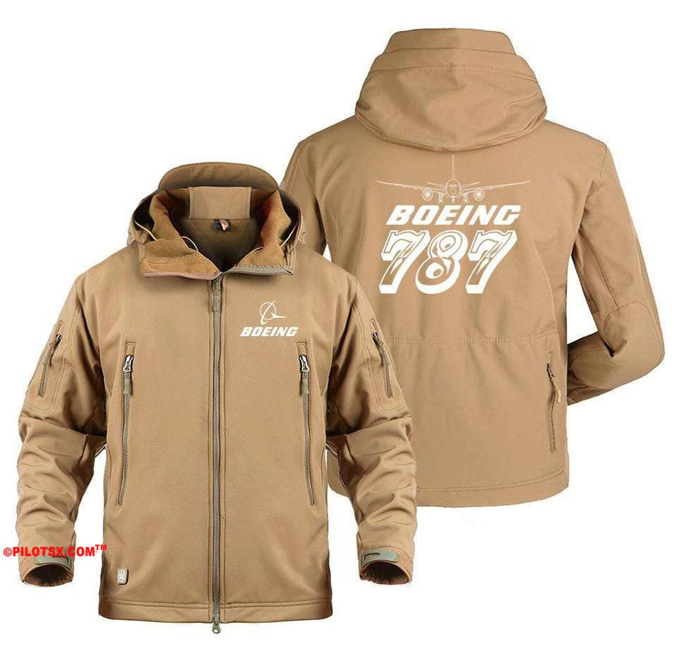 AIRPLANE LOVER Military Fleece Sand / S Boeing 787