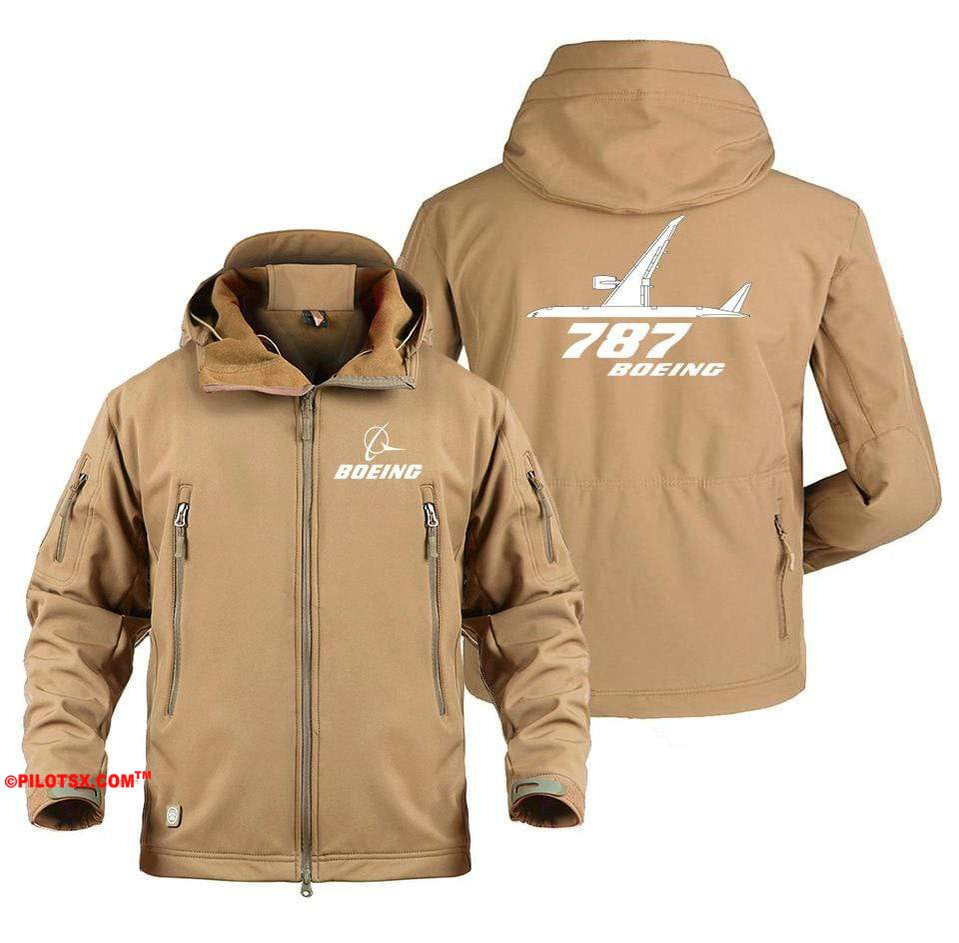 AIRPLANE LOVER Military Fleece Sand / S Boeing 787