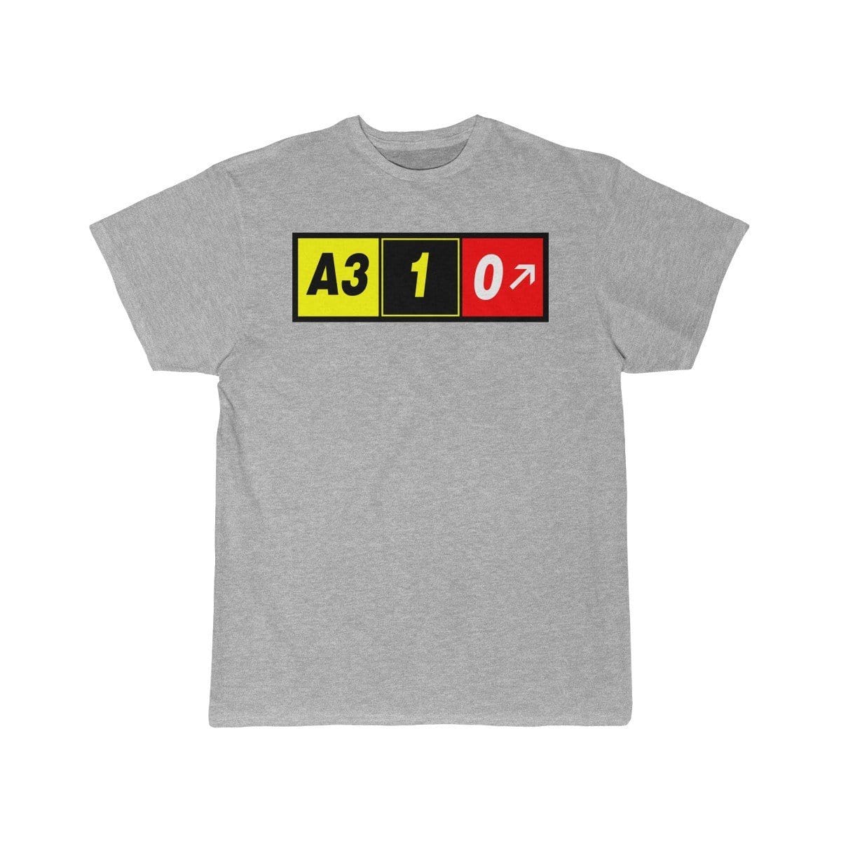 Airplane T-Shirt Athletic Heather / S Airbus A310 T-shirts