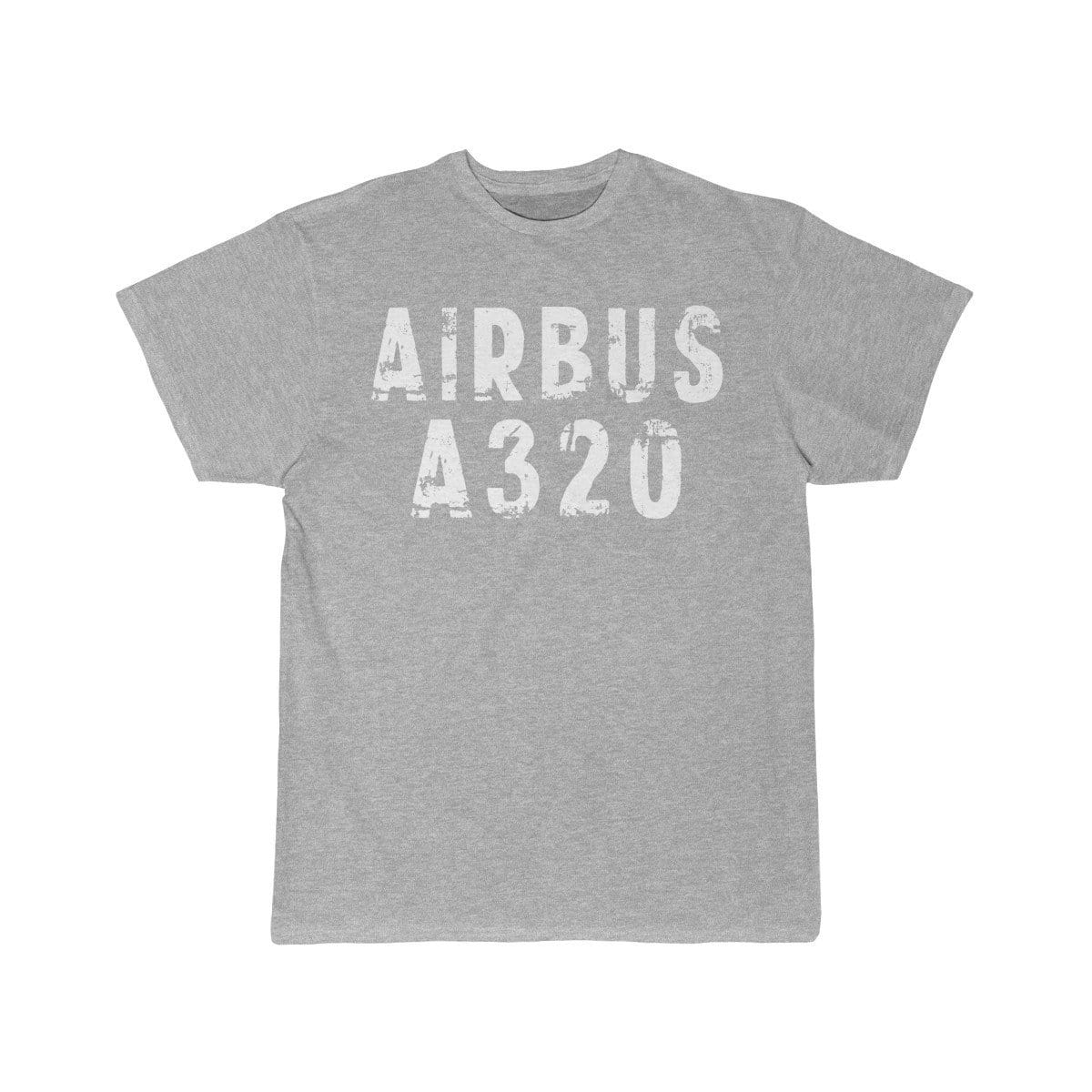 Airplane T-Shirt Athletic Heather / S Airbus A320 T-shirts