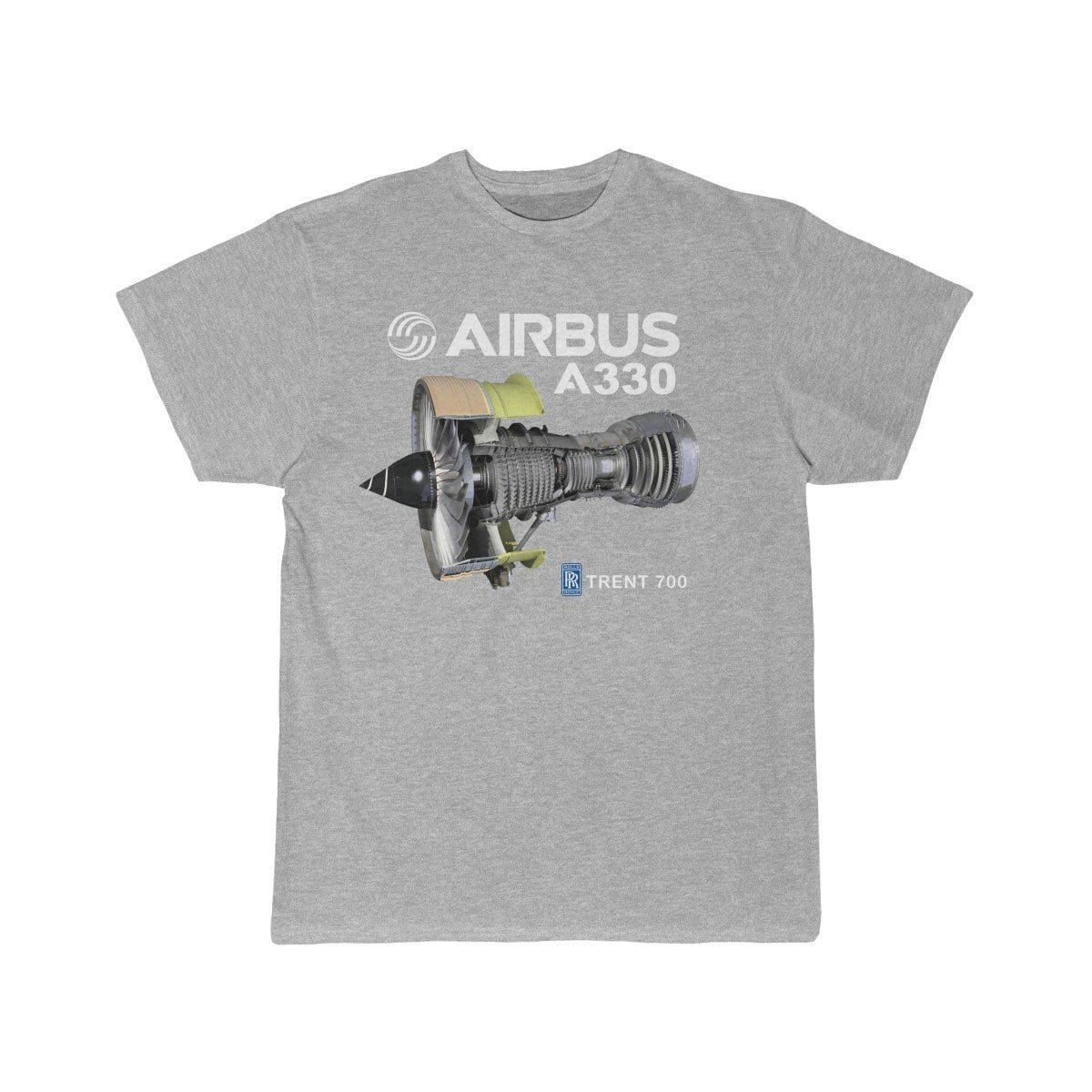 Airplane T-Shirt Athletic Heather / S AIRBUS A330 T-shirts