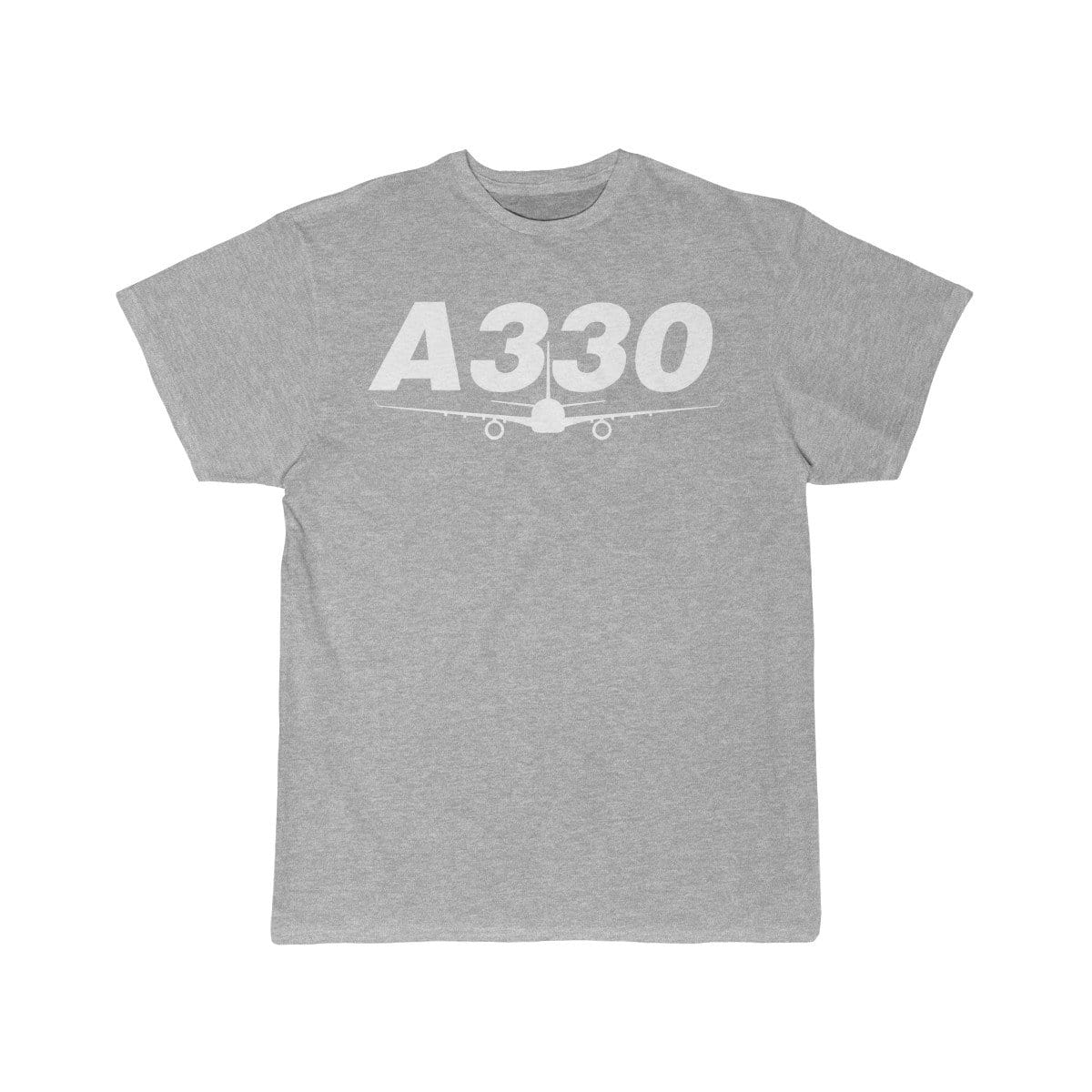 Airplane T-Shirt Athletic Heather / S Airbus A330 T-shirts