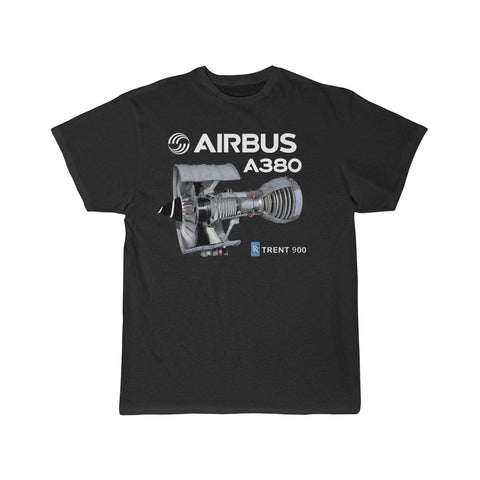 Airplane T-Shirt Black / L Airbus A 380 T-shirts