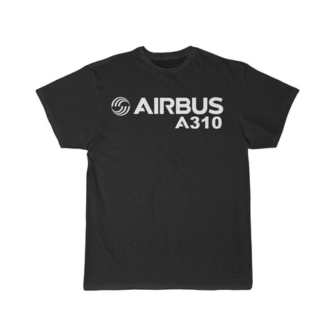 Airplane T-Shirt Black / L Airbus A310 T-shirts