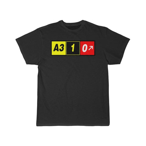 Airplane T-Shirt Black / L Airbus A310 T-shirts