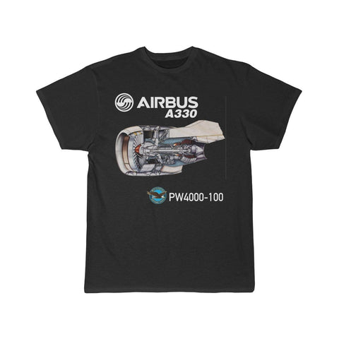 Airplane T-Shirt Black / L Airbus A330 T-shirts