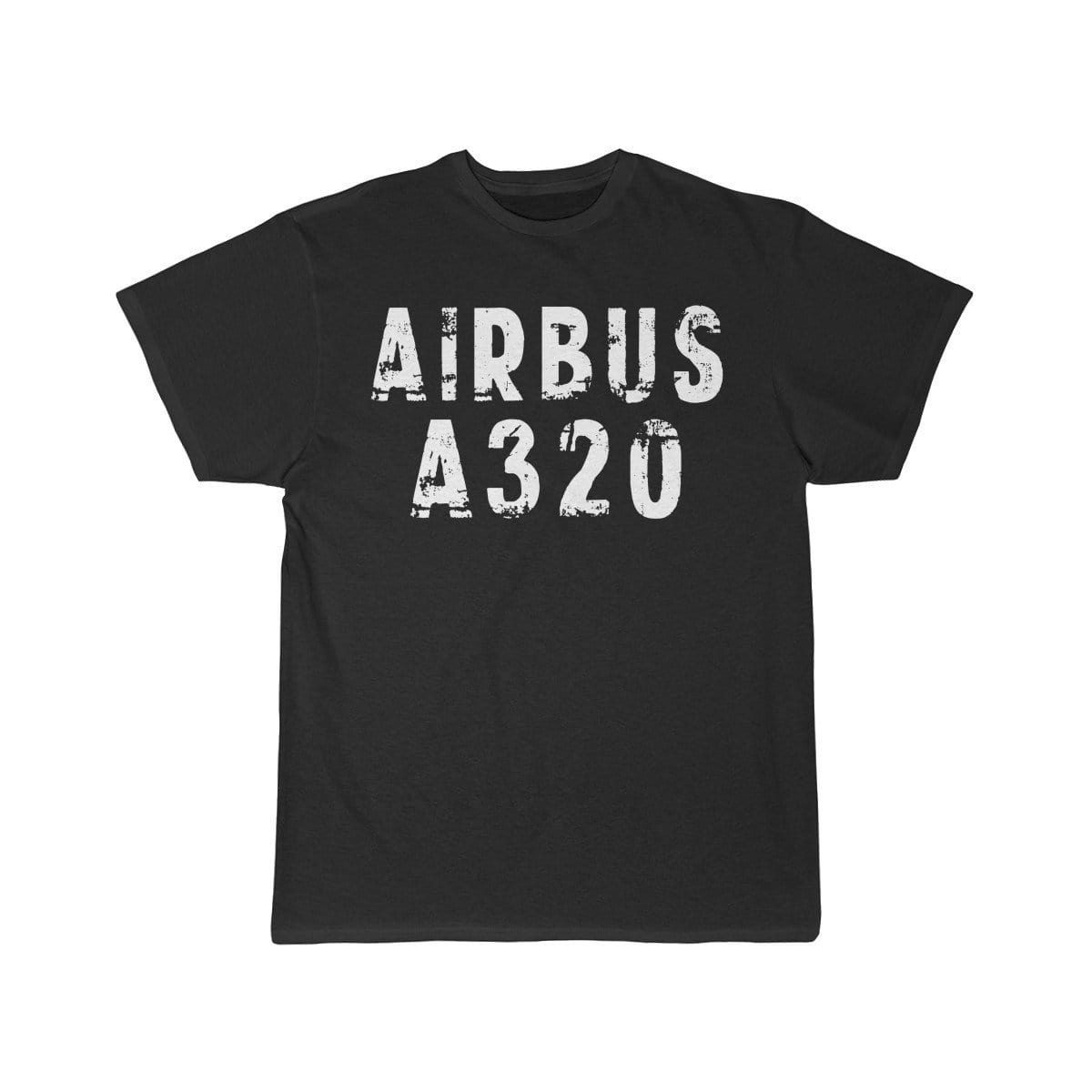 Airplane T-Shirt Black / S Airbus A320 T-shirts