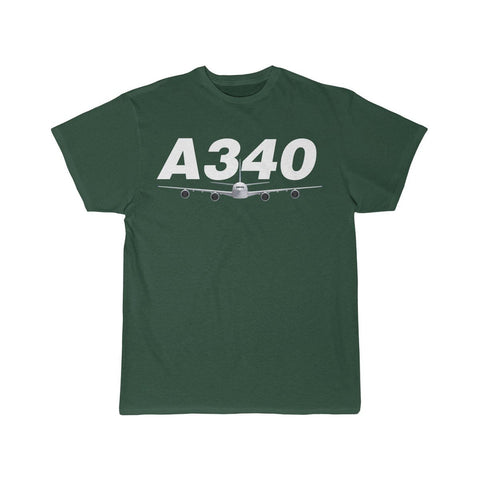 Airplane T-Shirt Forest / L Airbus A340 T-shirts