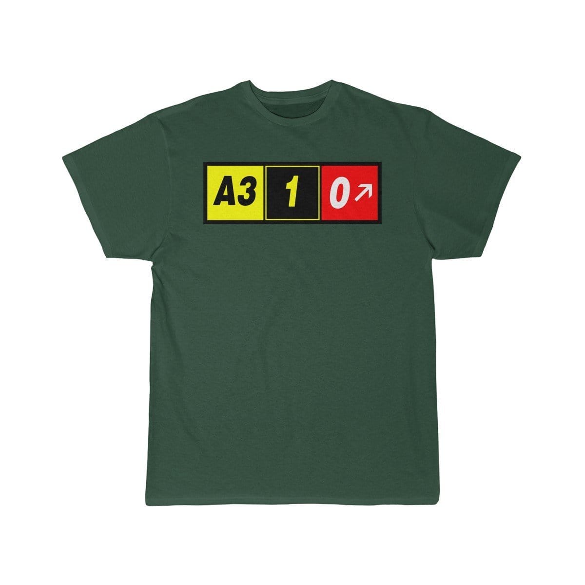 Airplane T-Shirt Forest / S Airbus A310 T-shirts