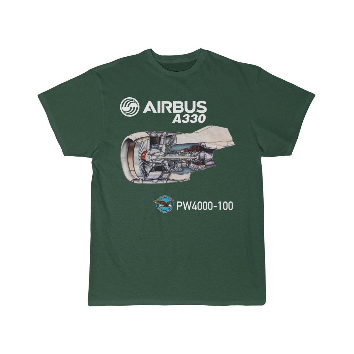 Airplane T-Shirt Forest / S Airbus A330 T-shirts