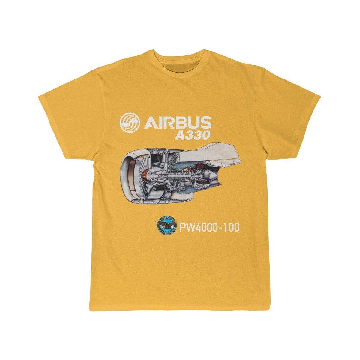 Airplane T-Shirt Gold / S AIRBUS A330 T-shirts