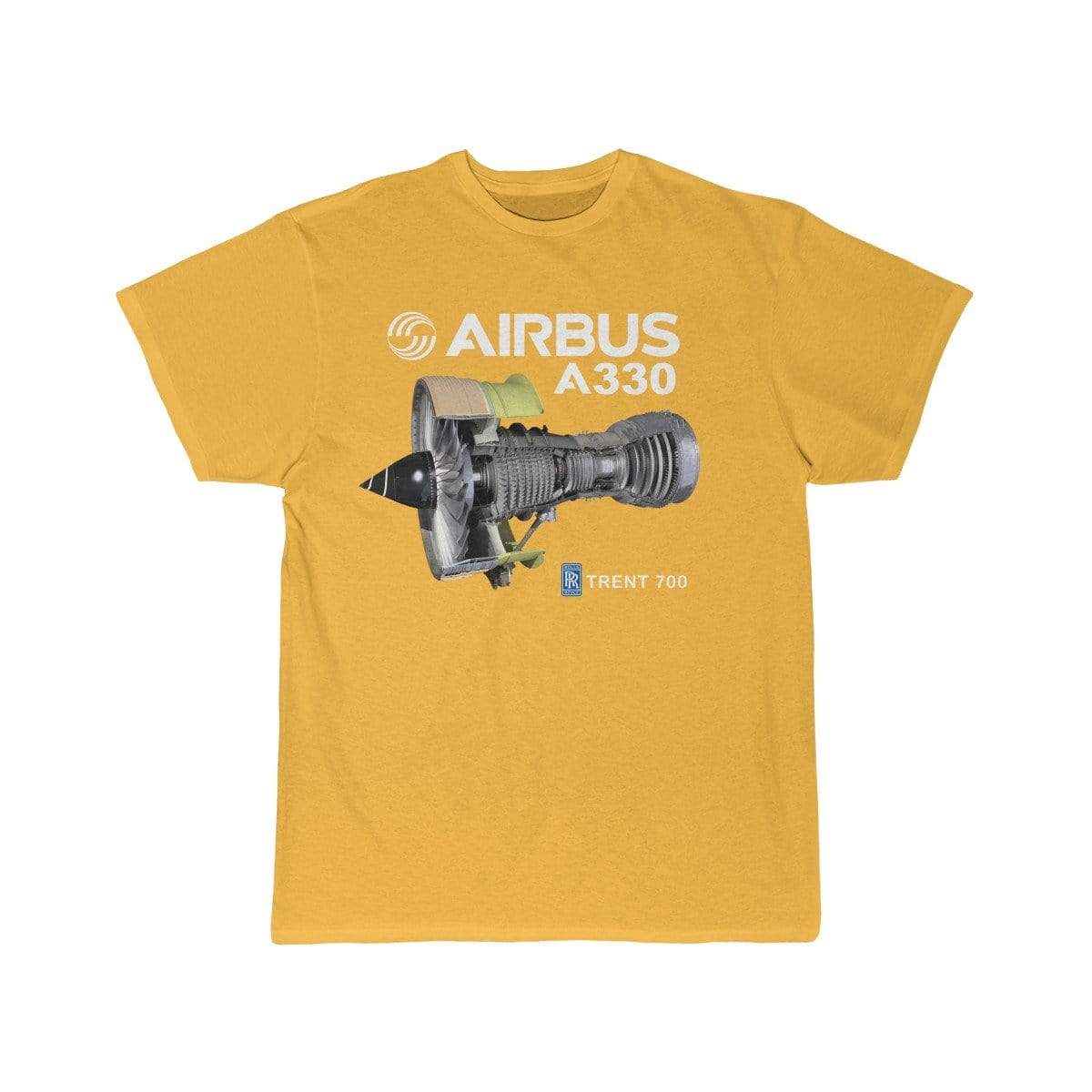 Airplane T-Shirt Gold / S AIRBUS A330 T-shirts