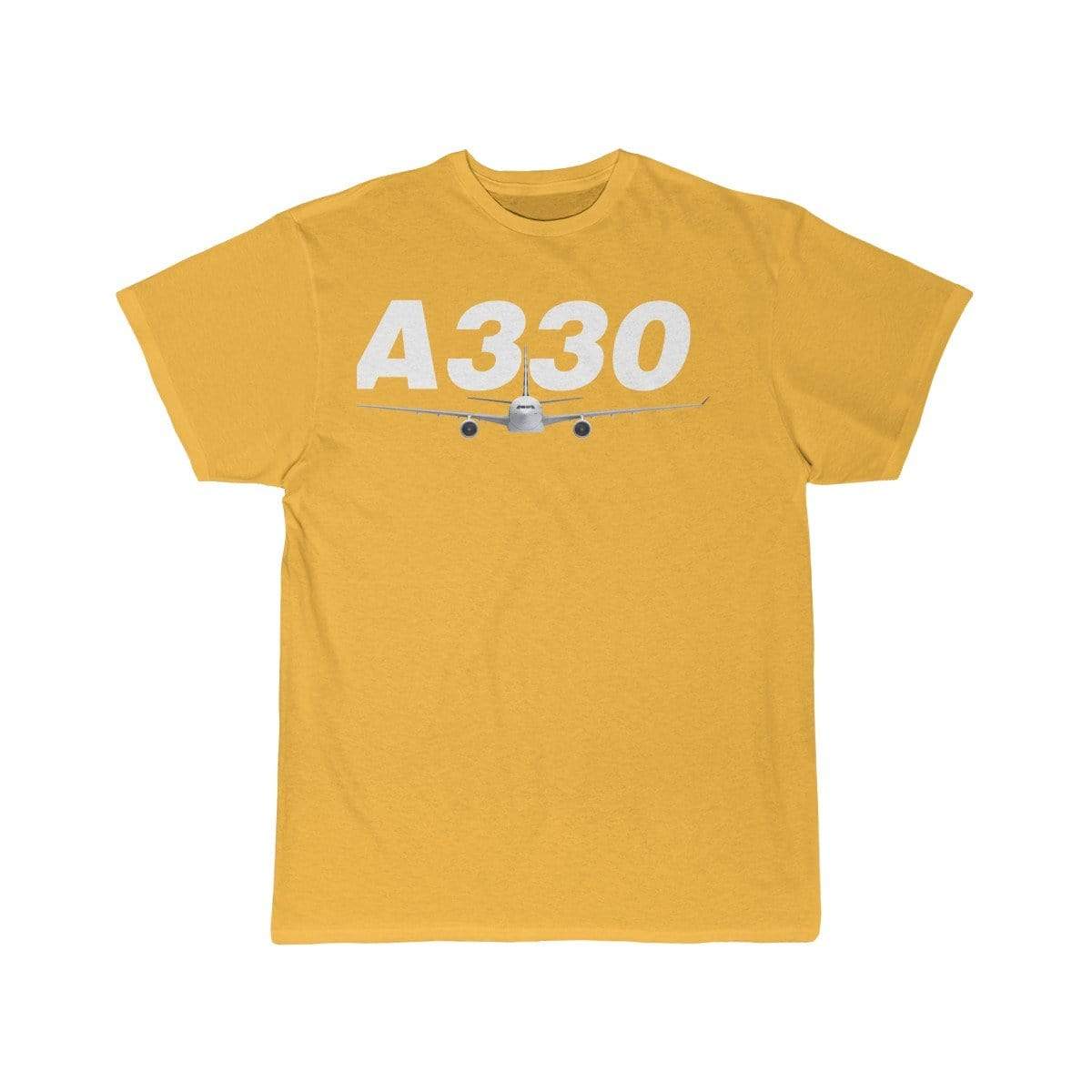 Airplane T-Shirt Gold / S Airbus A330 T-shirts