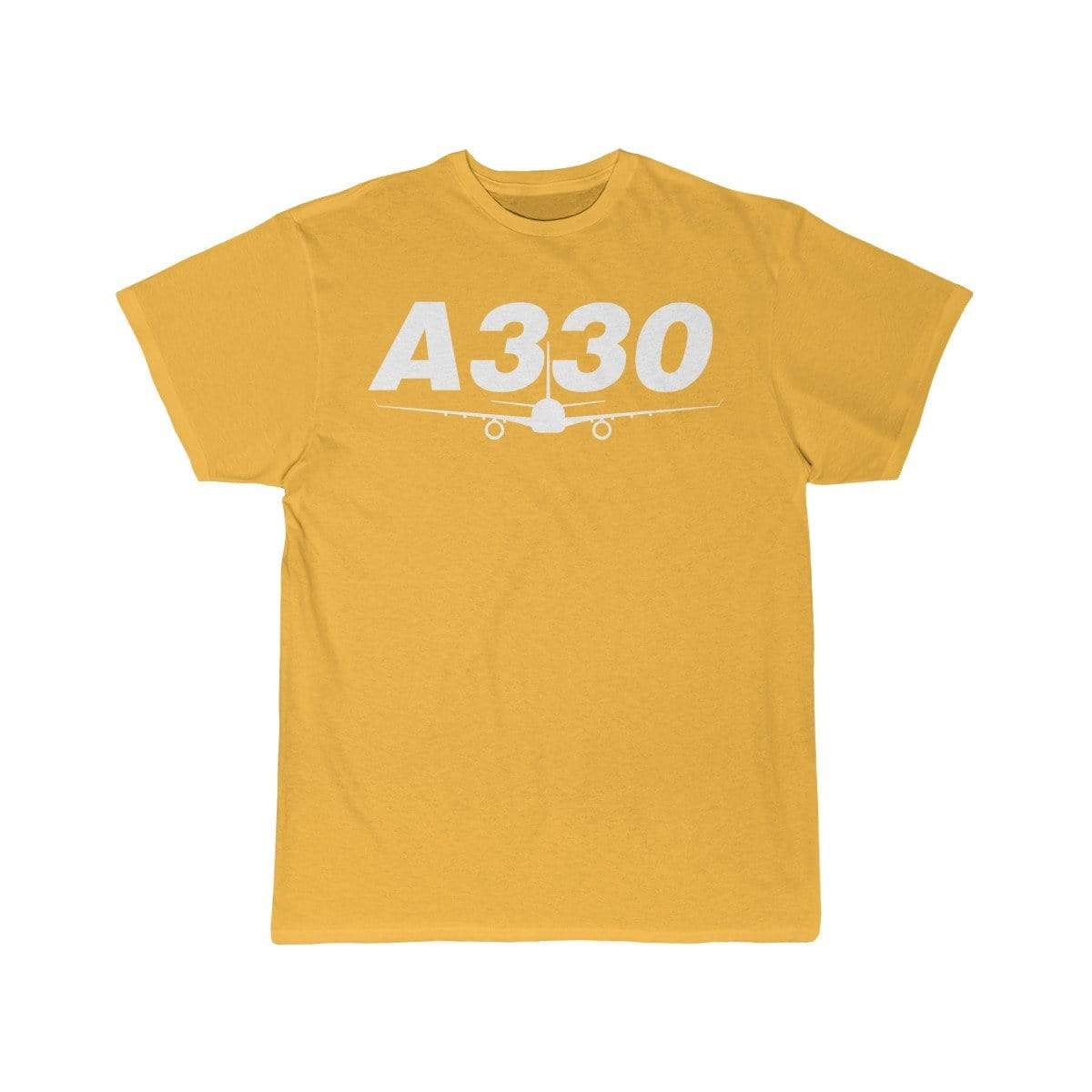 Airplane T-Shirt Gold / S Airbus A330 T-shirts