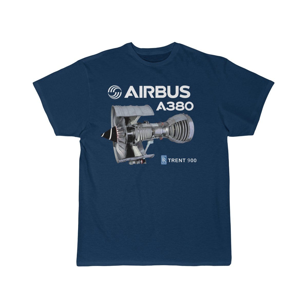 Airplane T-Shirt Navy / S Airbus A 380 T-shirts