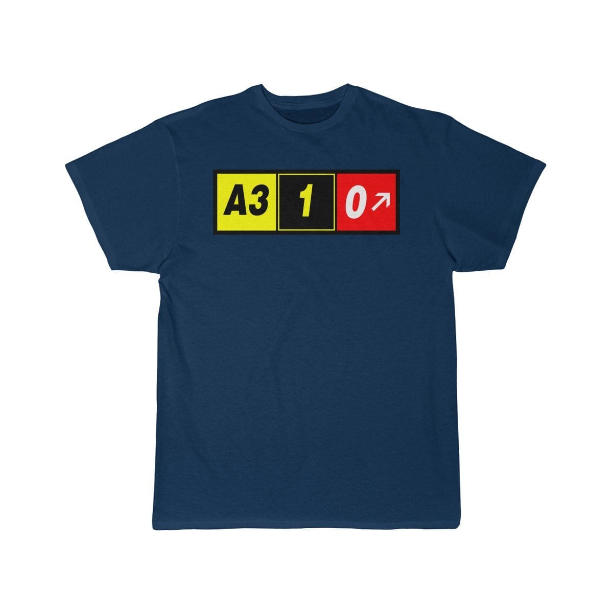 Airplane T-Shirt Navy / S Airbus A310 T-shirts