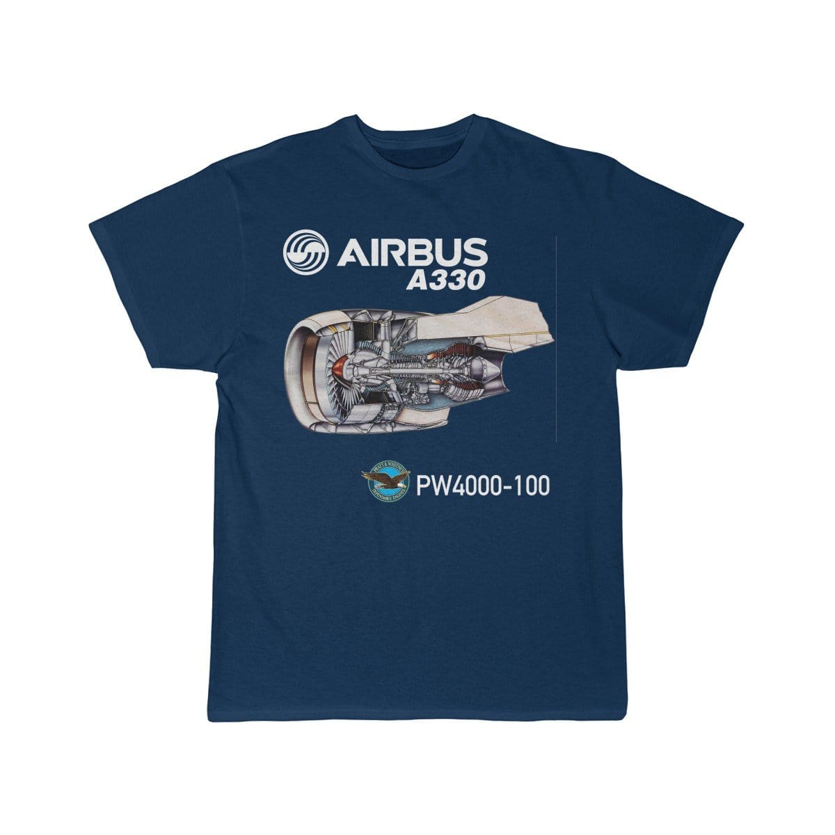 Airplane T-Shirt Navy / S Airbus A330 T-shirts