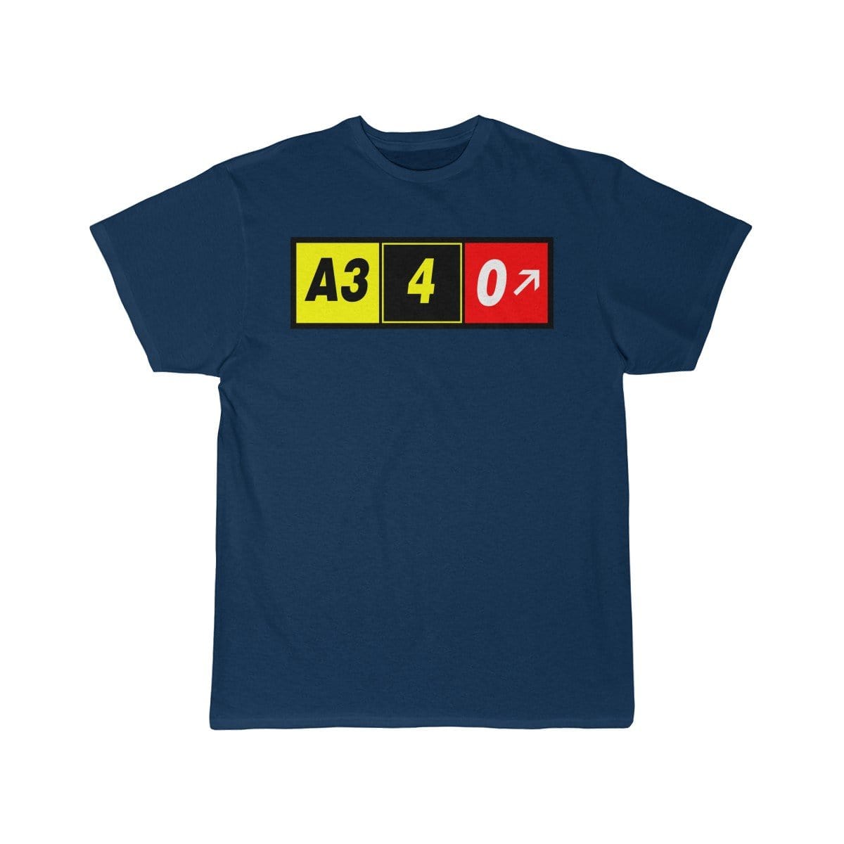 Airplane T-Shirt Navy / S Airbus A340 T-shirts