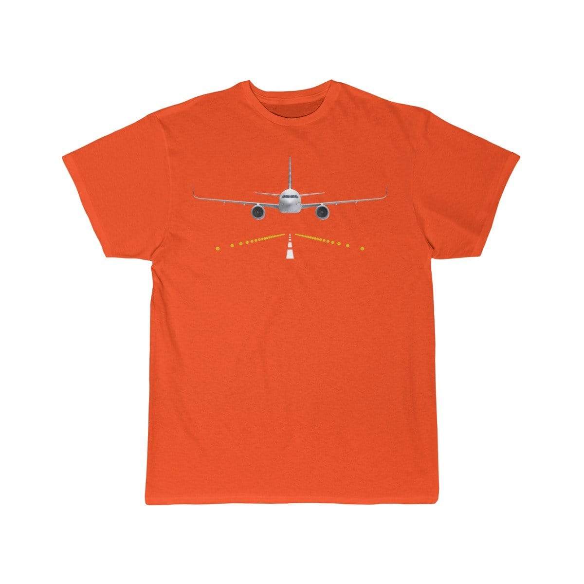 Airplane T-Shirt Orange / S A330 runway T-shirts