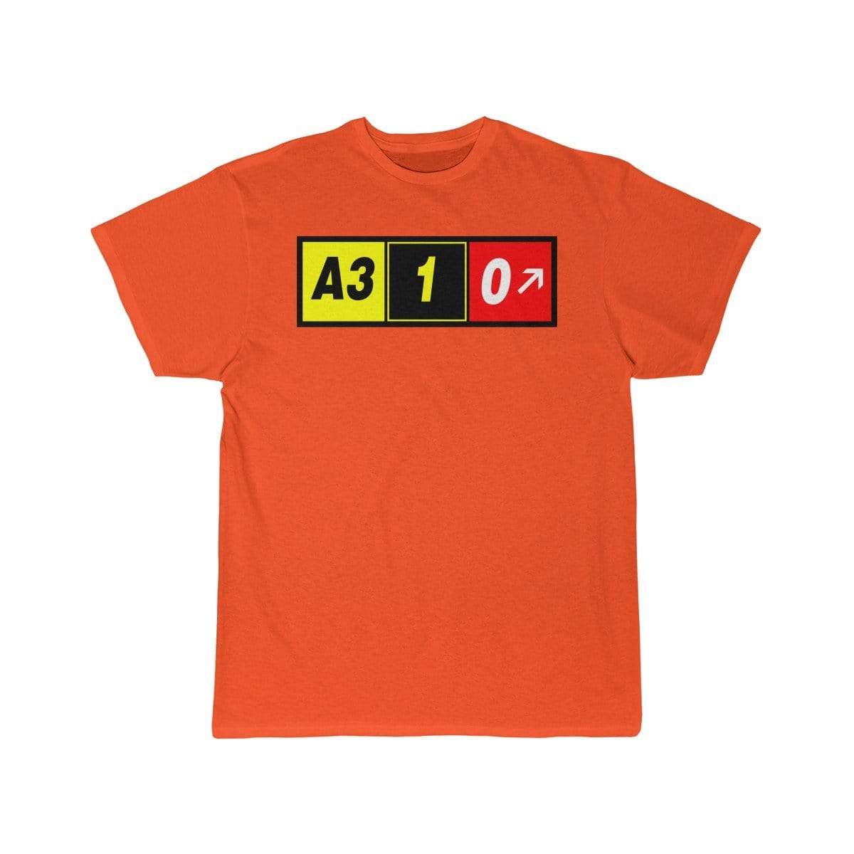 Airplane T-Shirt Orange / S Airbus A310 T-shirts