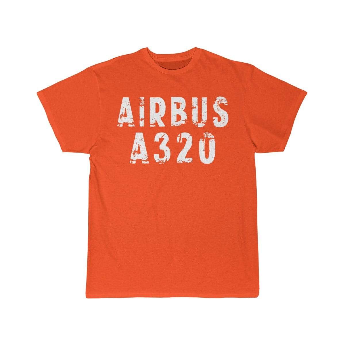 Airplane T-Shirt Orange / S Airbus A320 T-shirts