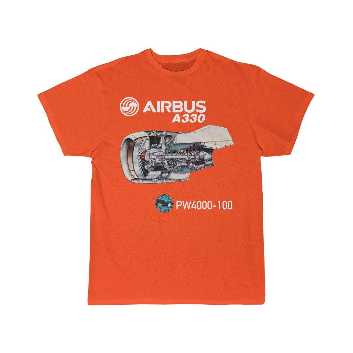 Airplane T-Shirt Orange / S Airbus A330 T-shirts