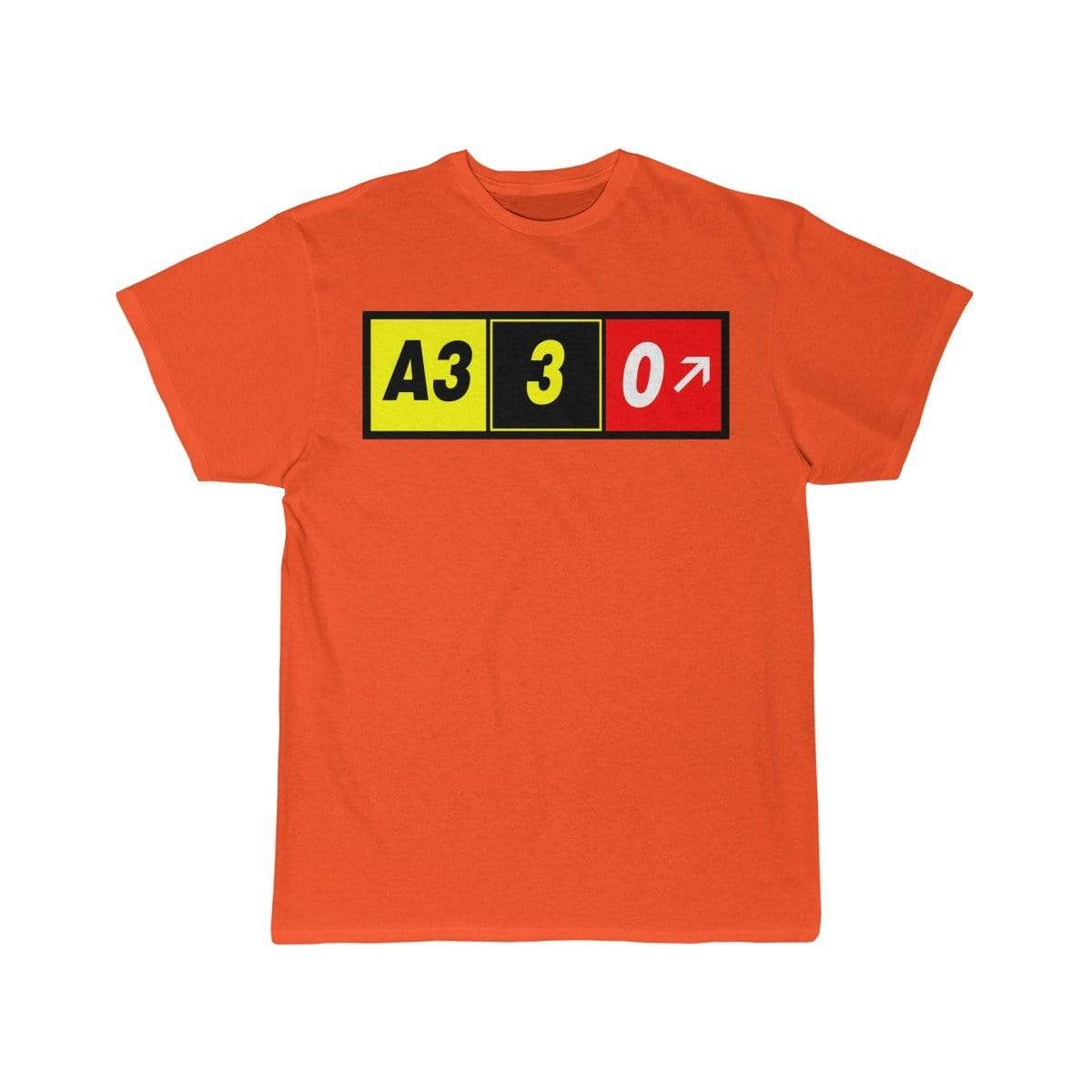 Airplane T-Shirt Orange / S Airbus A330 T-shirts