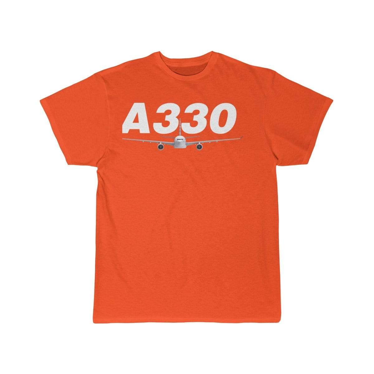 Airplane T-Shirt Orange / S Airbus A330 T-shirts