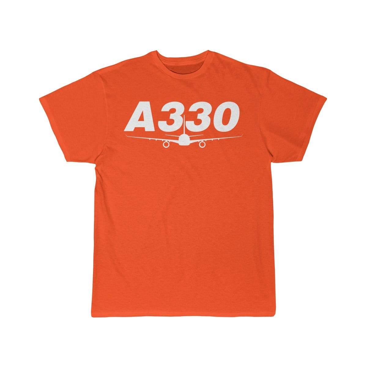 Airplane T-Shirt Orange / S Airbus A330 T-shirts