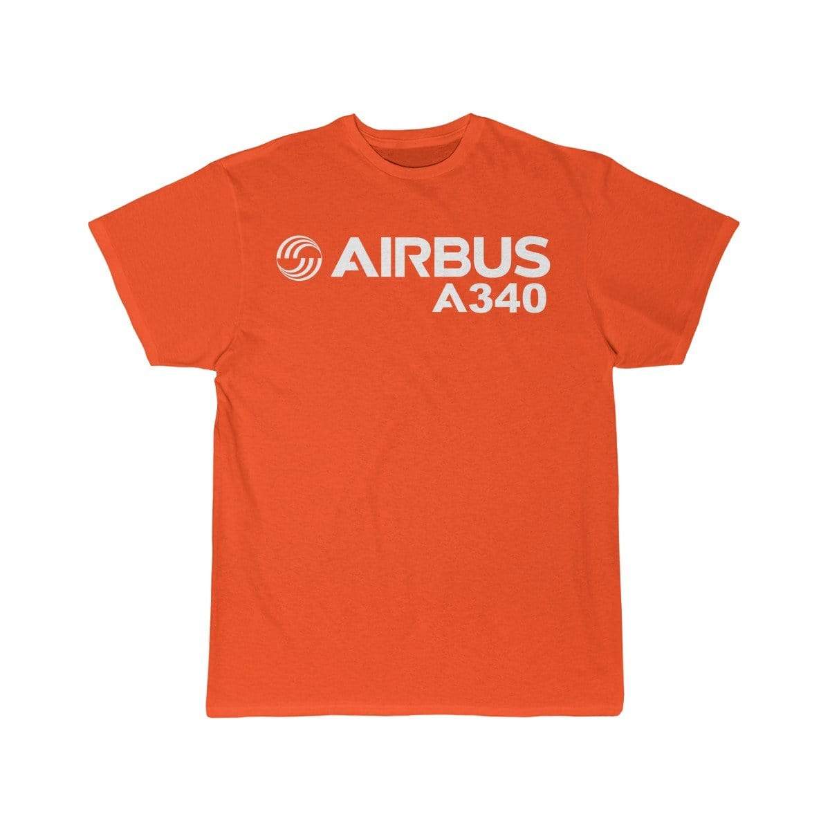 Airplane T-Shirt Orange / S Airbus A340 T-shirts