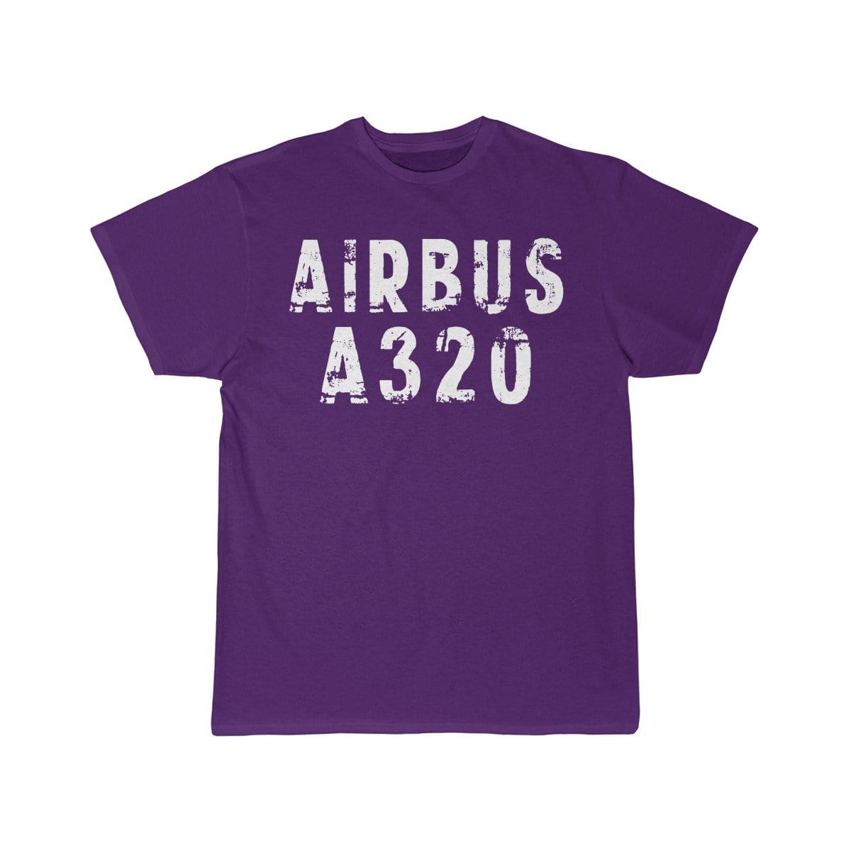 Airplane T-Shirt Purple / S Airbus A320 T-shirts