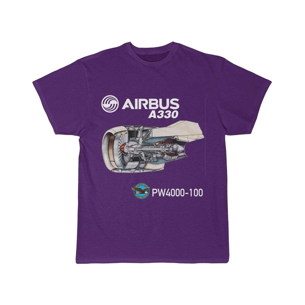 Airplane T-Shirt Purple / S AIRBUS A330 T-shirts