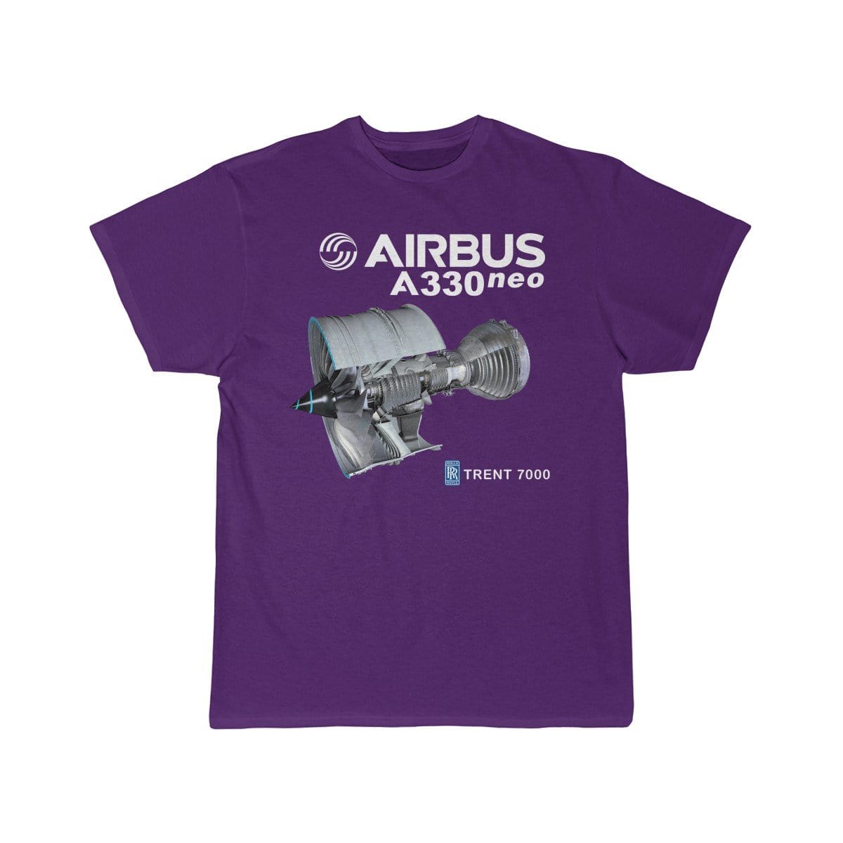 Airplane T-Shirt Purple / S AIRBUS A330 T-shirts