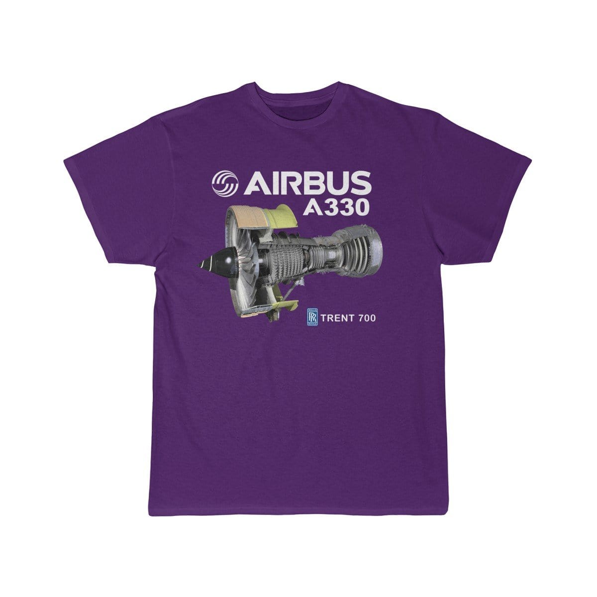 Airplane T-Shirt Purple / S AIRBUS A330 T-shirts