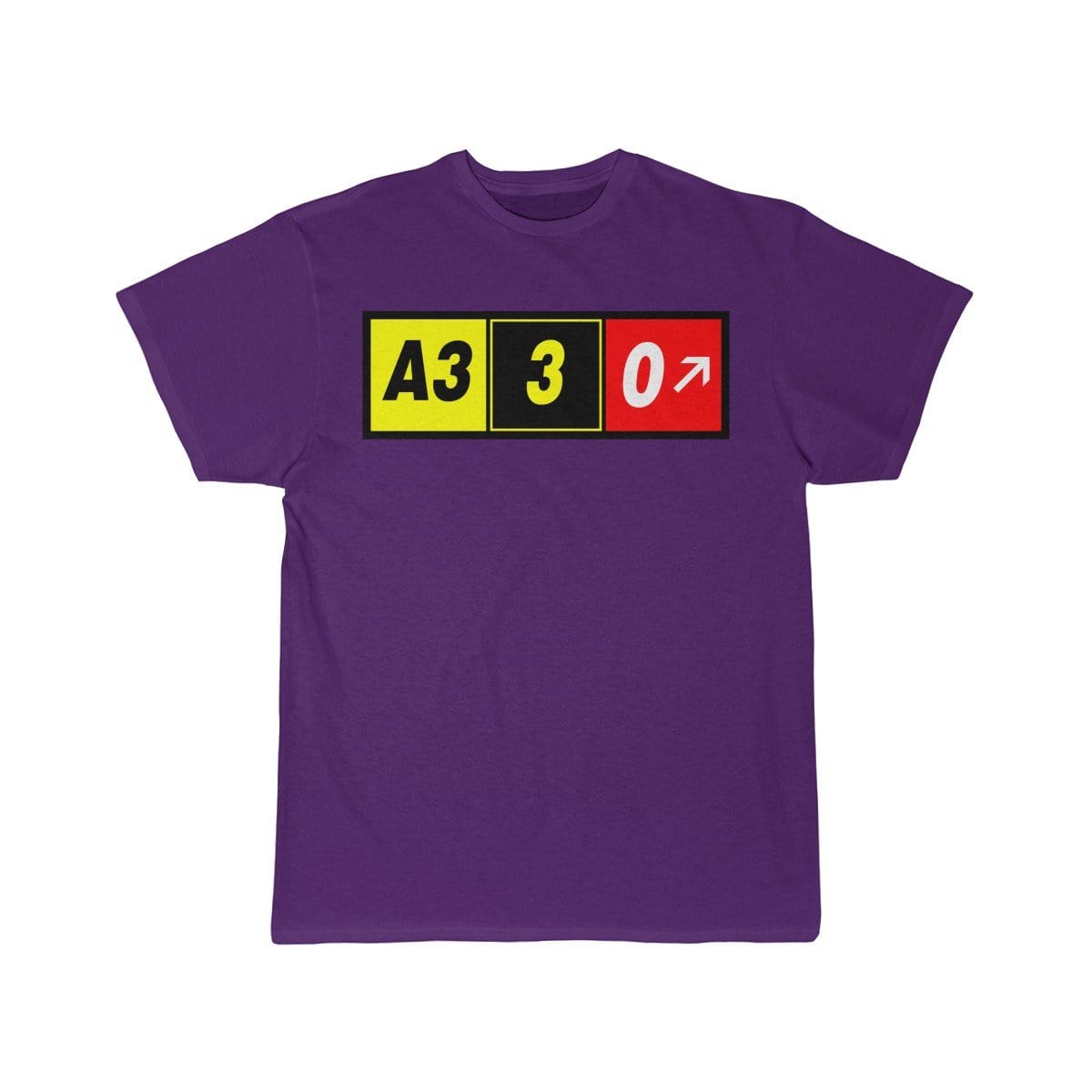 Airplane T-Shirt Purple / S Airbus A330 T-shirts