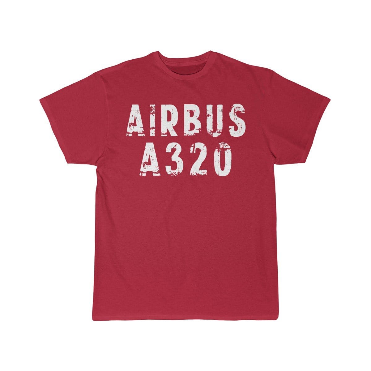 Airplane T-Shirt Red / S Airbus A320 T-shirts