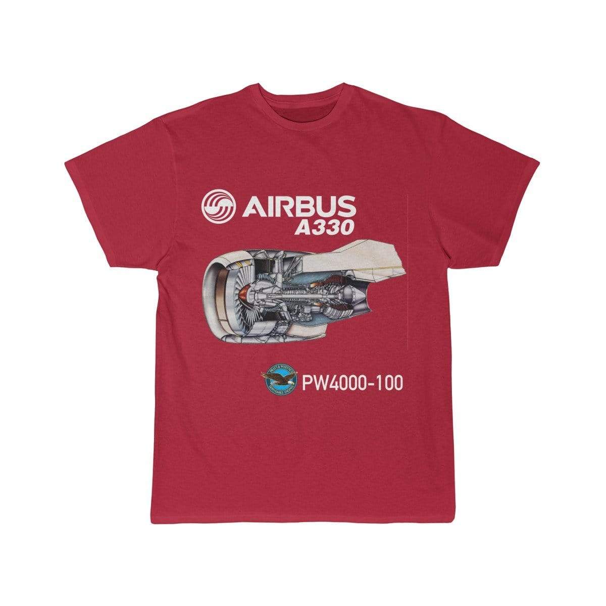 Airplane T-Shirt Red / S AIRBUS A330 T-shirts