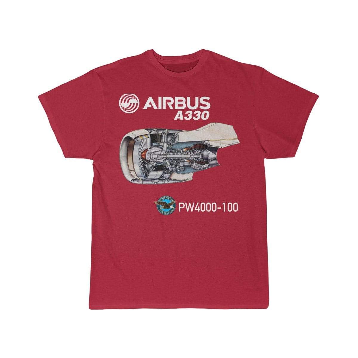 Airplane T-Shirt Red / S AIRBUS A330 T-shirts