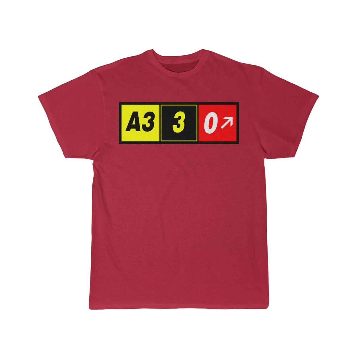 Airplane T-Shirt Red / S Airbus A330 T-shirts