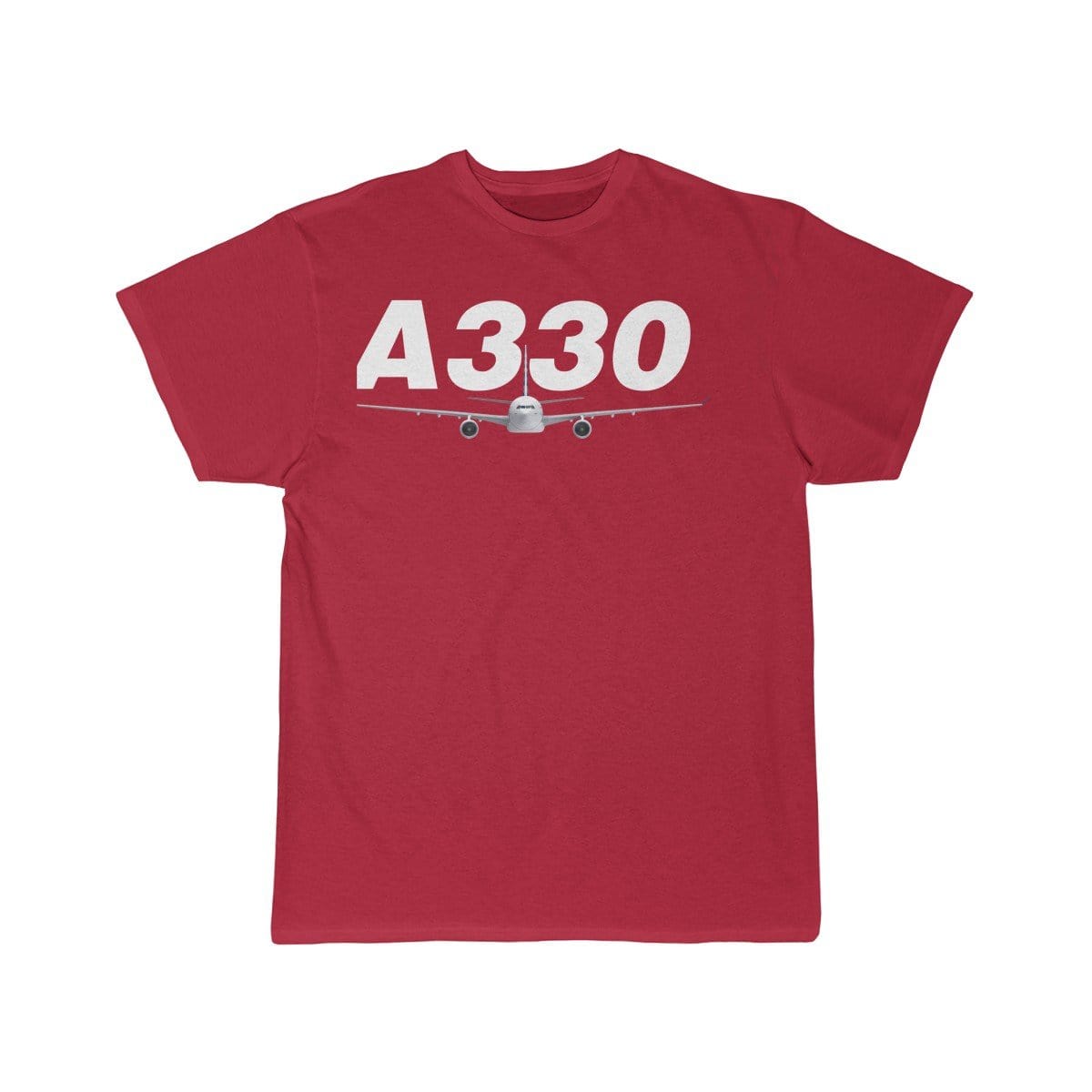 Airplane T-Shirt Red / S Airbus A330 T-shirts