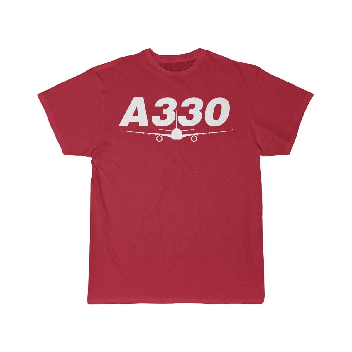 Airplane T-Shirt Red / S Airbus A330 T-shirts