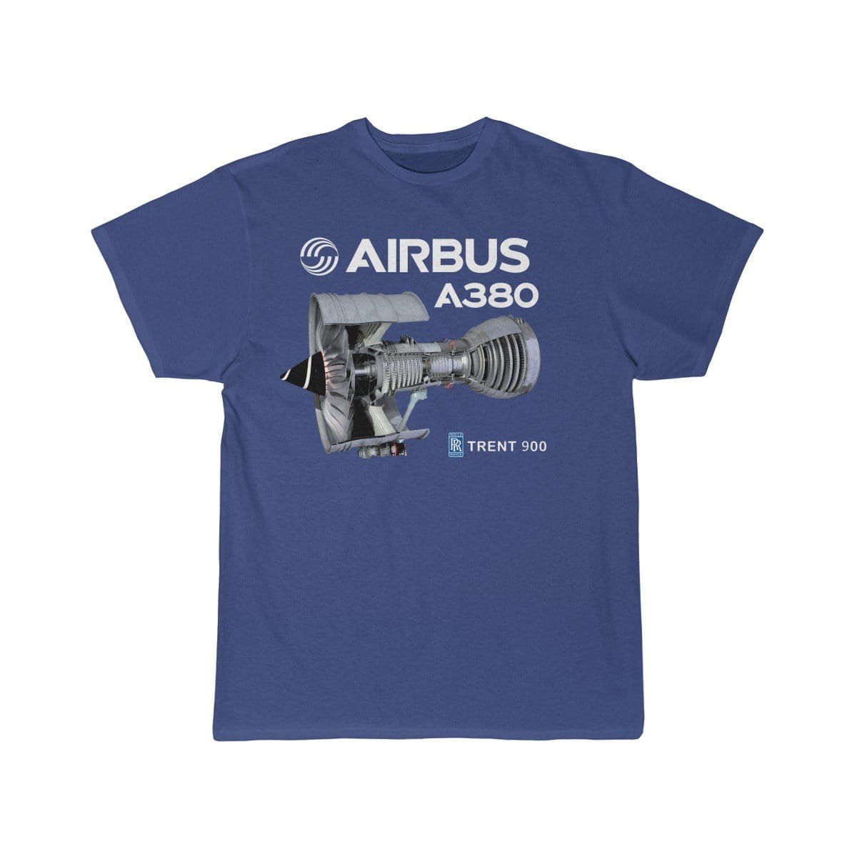 Airplane T-Shirt Royal / S Airbus A 380 T-shirts