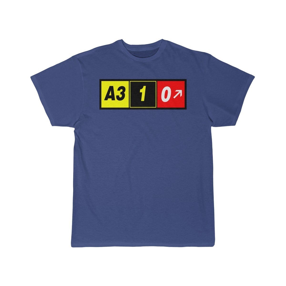 Airplane T-Shirt Royal / S Airbus A310 T-shirts