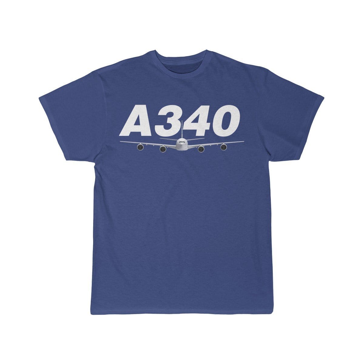 Airplane T-Shirt Royal / S Airbus A340 T-shirts